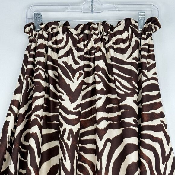 Madison Italy Maxi Skirt Women’s Size S/M Flare Elastic Waist Animal Print - Picture 4 of 11